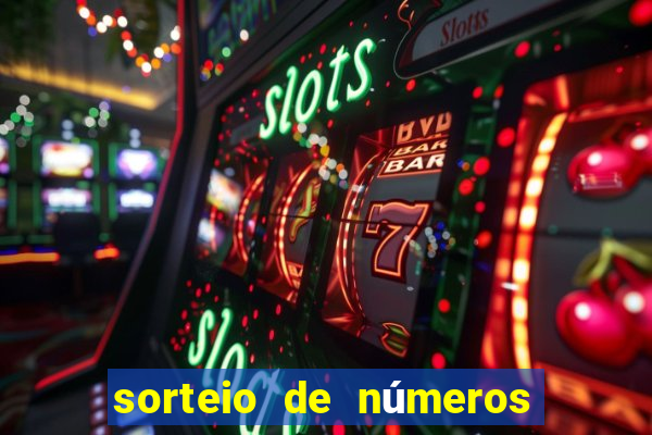 sorteio de números para bingo