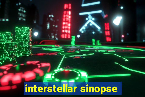 interstellar sinopse