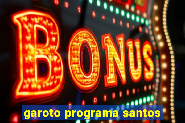 garoto programa santos