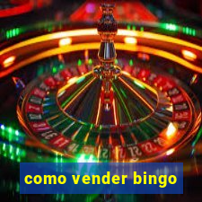 como vender bingo