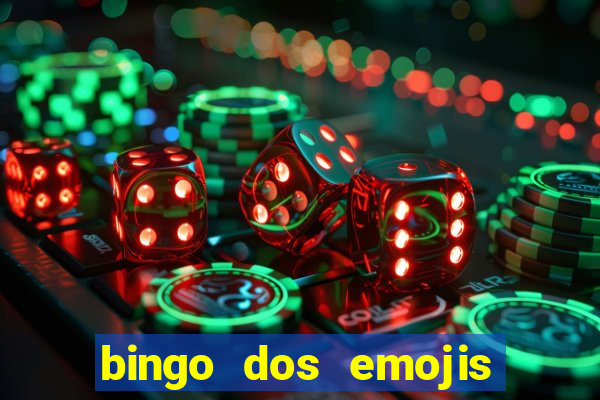 bingo dos emojis para imprimir