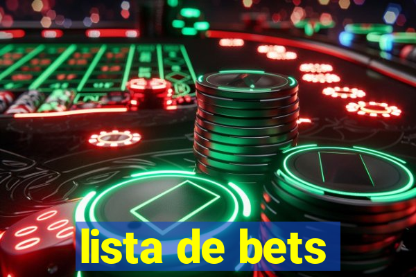 lista de bets