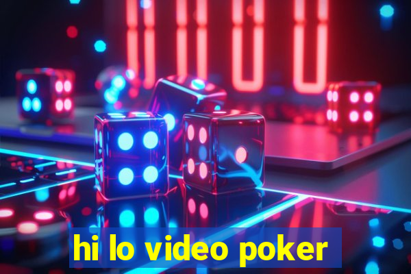 hi lo video poker