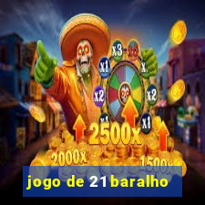 jogo de 21 baralho