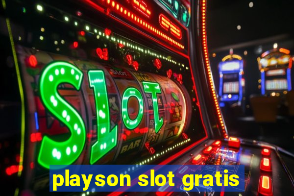 playson slot gratis