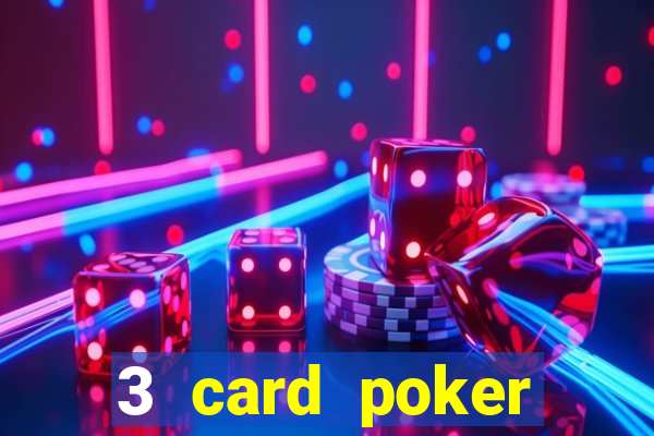 3 card poker casino game