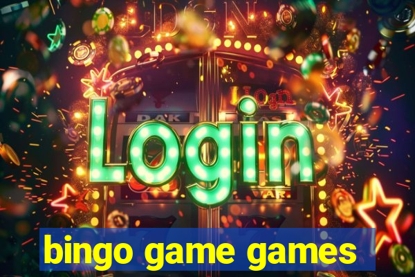 bingo game games