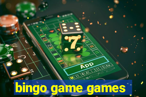 bingo game games