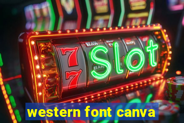 western font canva