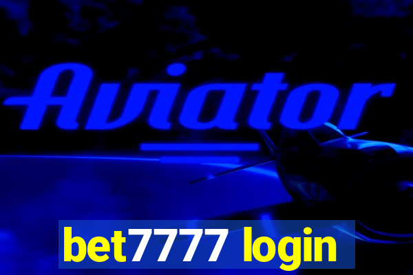 bet7777 login