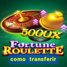 como transferir dinheiro do fortune tiger