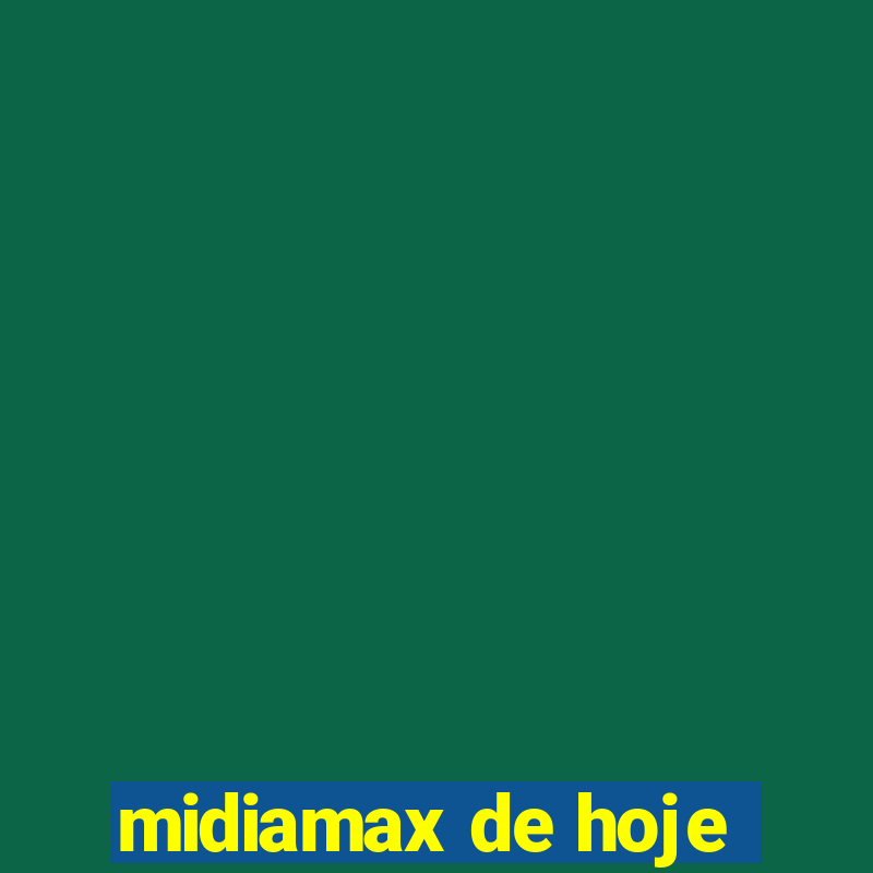 midiamax de hoje