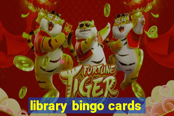 library bingo cards