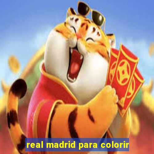 real madrid para colorir