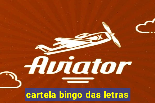 cartela bingo das letras