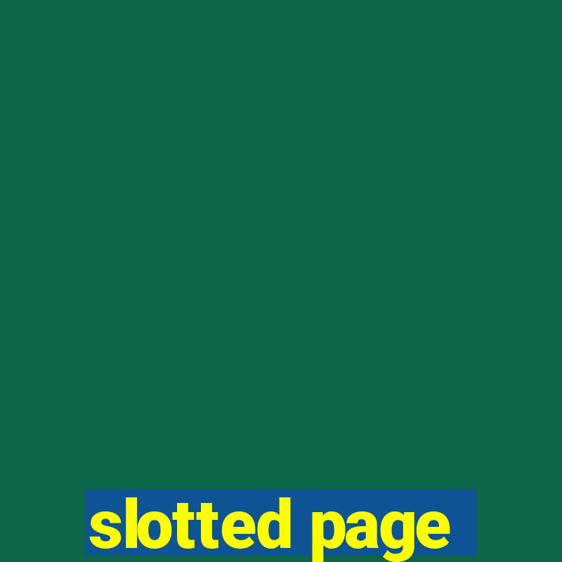 slotted page