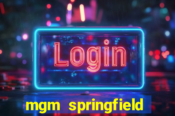 mgm springfield slot payout percentage