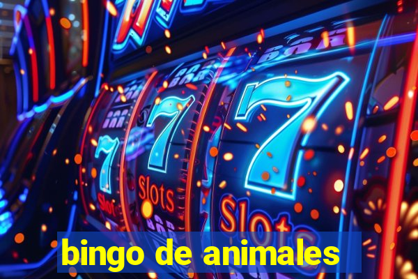 bingo de animales