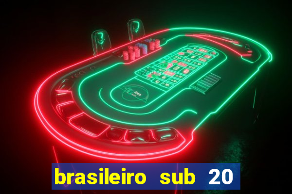 brasileiro sub 20 ao vivo