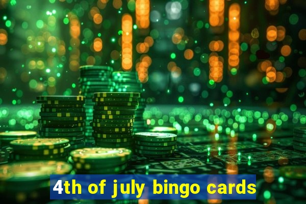 4th of july bingo cards