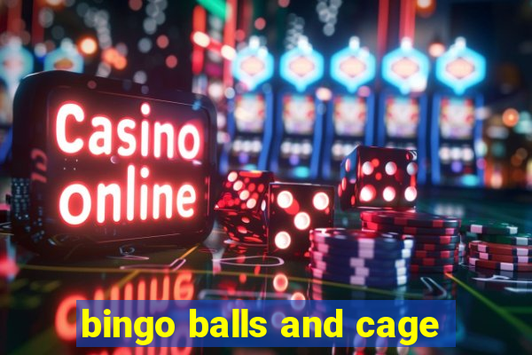 bingo balls and cage