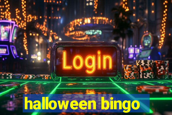 halloween bingo