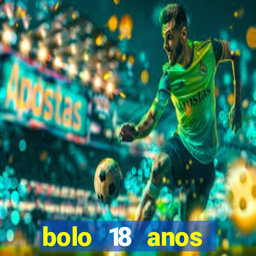 bolo 18 anos masculino futebol