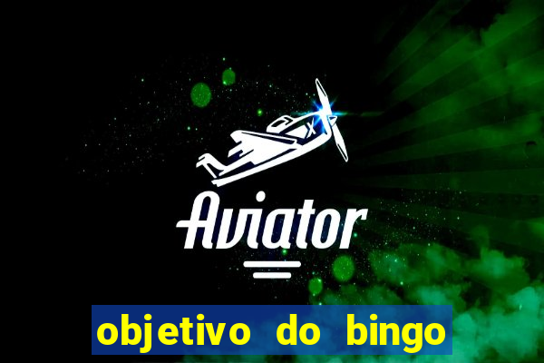 objetivo do bingo de letras