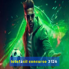 lotofácil concurso 3126