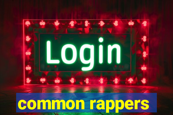 common rappers