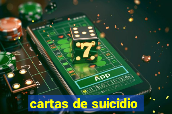 cartas de suicidio