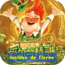 moldes de flores gigantes para imprimir