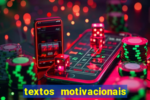 textos motivacionais para equipes