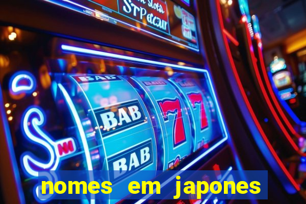 nomes em japones para jogo