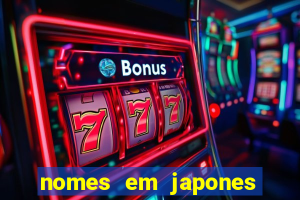 nomes em japones para jogo