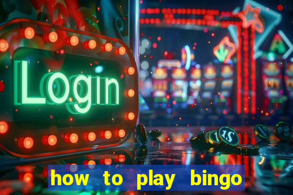 how to play bingo at home