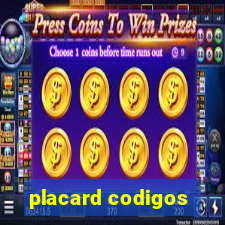 placard codigos