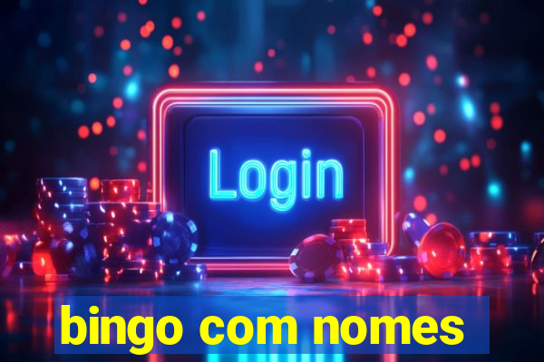 bingo com nomes