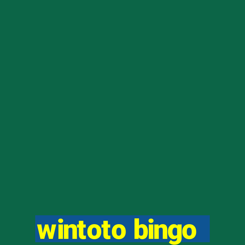 wintoto bingo