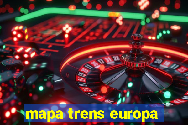 mapa trens europa