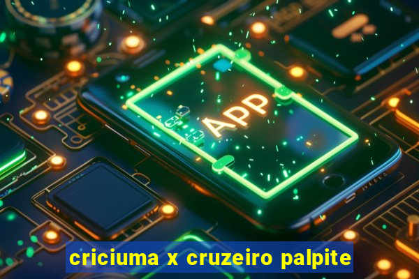 criciuma x cruzeiro palpite