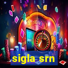 sigla srn