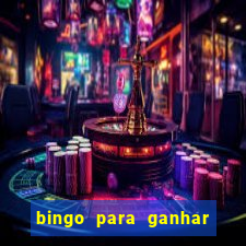 bingo para ganhar dinheiro de verdade pix