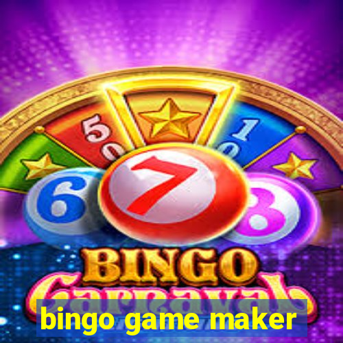 bingo game maker