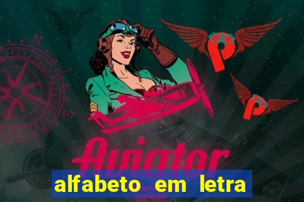 alfabeto em letra de pichação