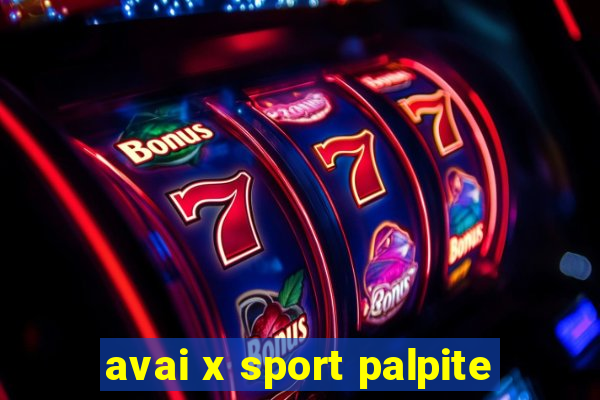 avai x sport palpite