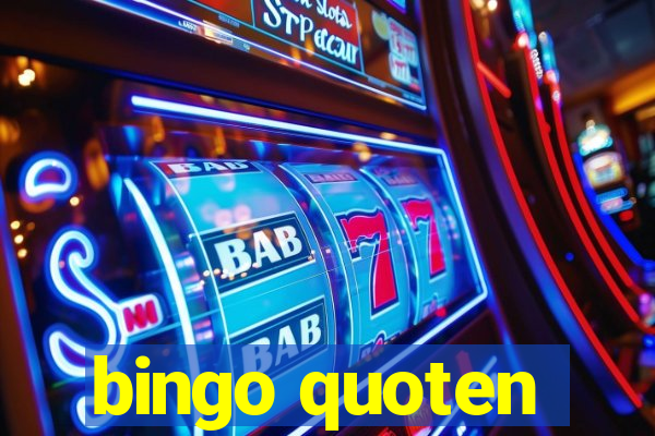 bingo quoten