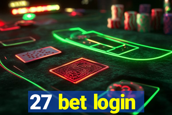 27 bet login