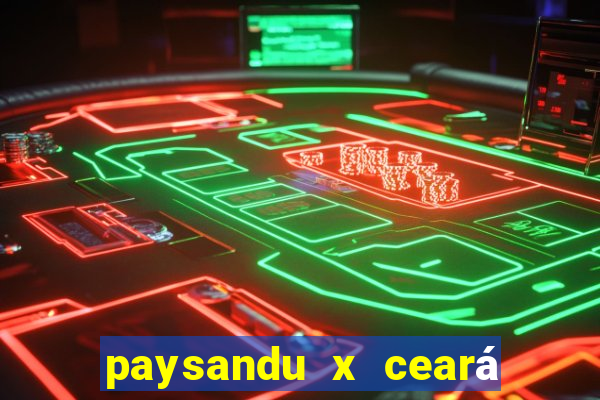 paysandu x ceará sc palpite