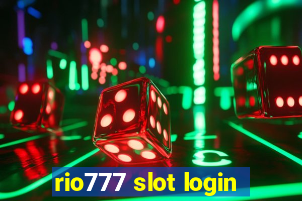 rio777 slot login